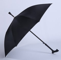 Классический черный зонт трость оригинального дизайна