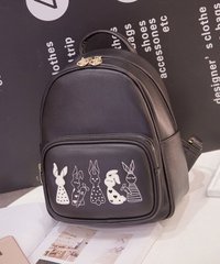 Рюкзак с зайчиками для модных девушек