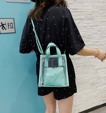 Прозрачная силиконовая сумка с клатчем для стильных девушек