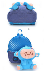Сказочные детские рюкзаки с обезьянкой в кармане