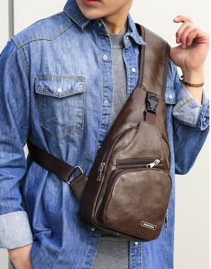 Стильный мужской рюкзак-барсетка на плечо