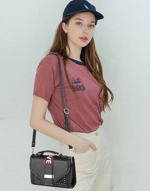 Стильная женская сумка сундук с пряжкой