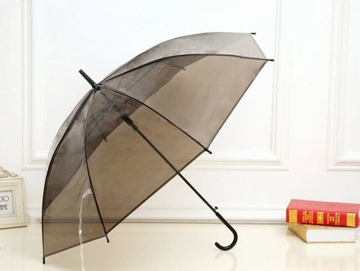 Большие силиконовые прозрачные зонты трость Оптом