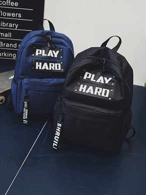 Большой унисекс тканевый рюкзак Play Hard