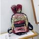 Стильный городской рюкзак с пайетками и ушками Зайца Хамелеон