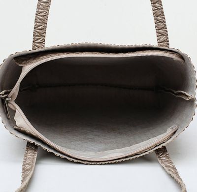 Стильный набор женских сумок 3в1 в вязаном стиле
