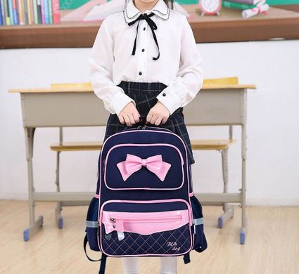 Модный рюкзак тележка на колесах для девочки