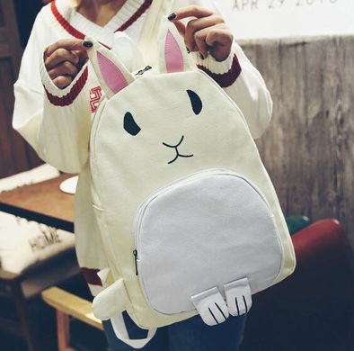 Оригинальный тканевый рюкзак кролик