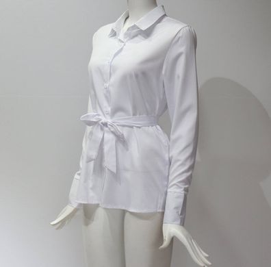 Элегантная блуза туника с поясом, L - XXL