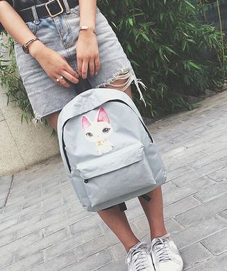 Милые тканевые рюкзаки с принтом ушастого кота