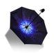 Красивые складные зонты с принтом Звёздное небо