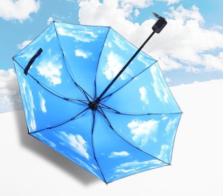 Красивые складные зонты с принтом Небо