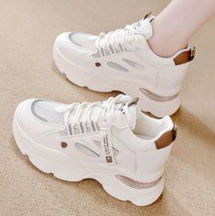 Ежедневные белые женские кроссовки, 36 - 40