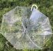 Большие силиконовые прозрачные зонты трость