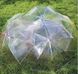 Большие силиконовые прозрачные зонты трость