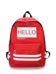 Модный тканевый рюкзак с надписью Hello