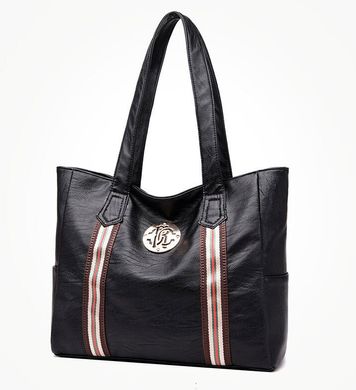 Стильная женская сумка шоппер с вставками