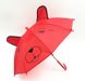 Стильный детский зонт трость с ушками и мордочкой