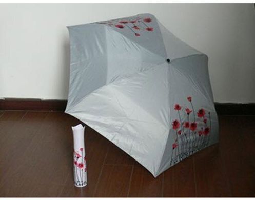 Оригинальный подарочный зонт в футляре Роза в вазе