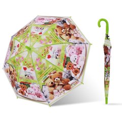 Детский цветной зонт трость с Мишками