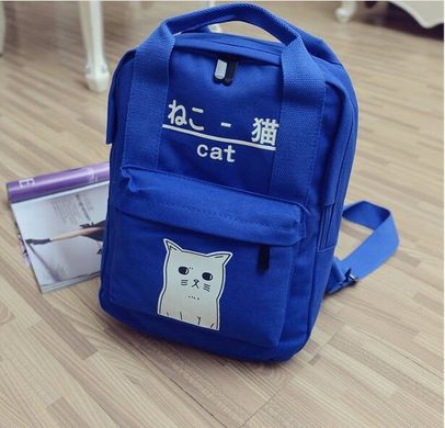 Милые тканевые рюкзаки с рисунком котика