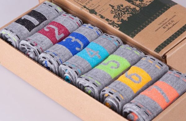 Оригинальный набор мужских носков в коробке подарочный