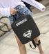 Модный тканевый рюкзак-сумка со светящимся знаком супермен