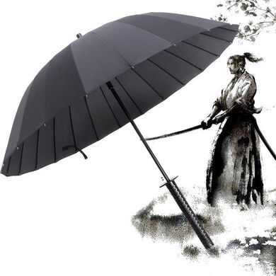 Большой зонт в форме самурайского меча