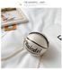 Модная круглая сумка в форме баскетбольного мяча