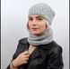 Стильный  зимний набор Шапка и шарф-хомут