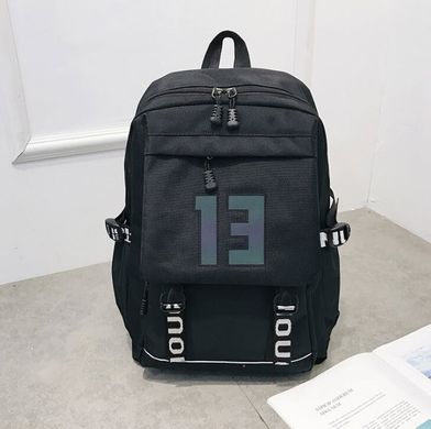 Крутой вместительный тканевый рюкзак для школы