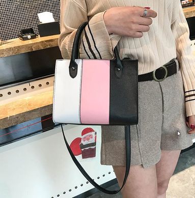 Модная женская сумка со стильными вставками