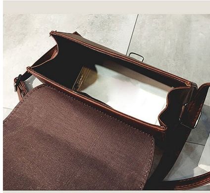 Модная сумка сундук с круглой ручкой