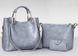 Модный набор женских сумок с мраморным оттенком 3в1