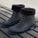 Утепленные мужские резиновые матовые ботинки осень-зима, 41 - 45