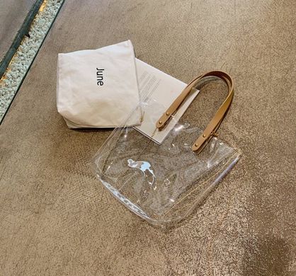 Оригинальная прозрачная сумка с клатчем June