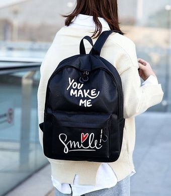 Большой тканевый рюкзак Make Me Smile