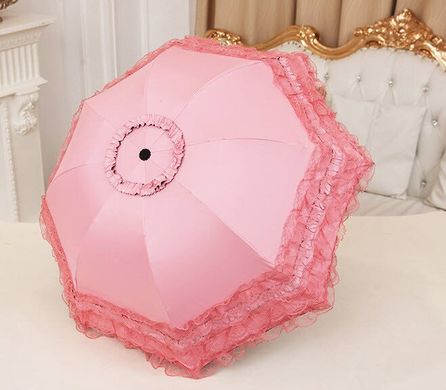 Оригинальный складной зонт с кружевами