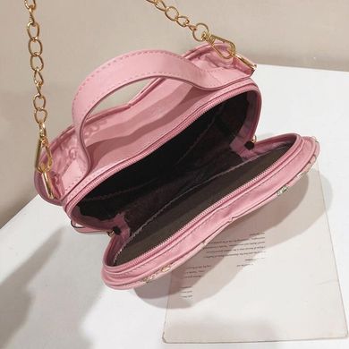 Элегантная круглая сумочка в форме сердца